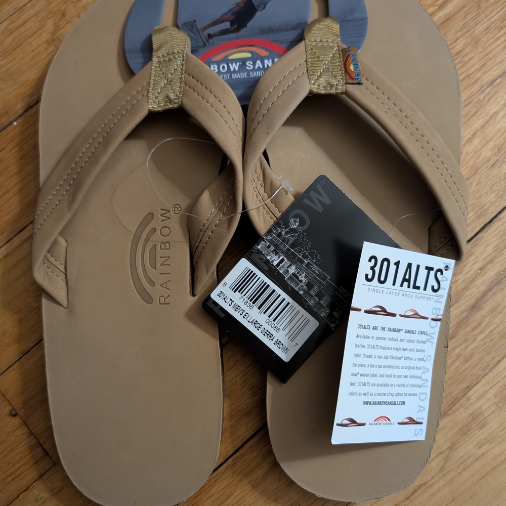 Rainbow Men's XL 11-12 Sierra Brown Sandals